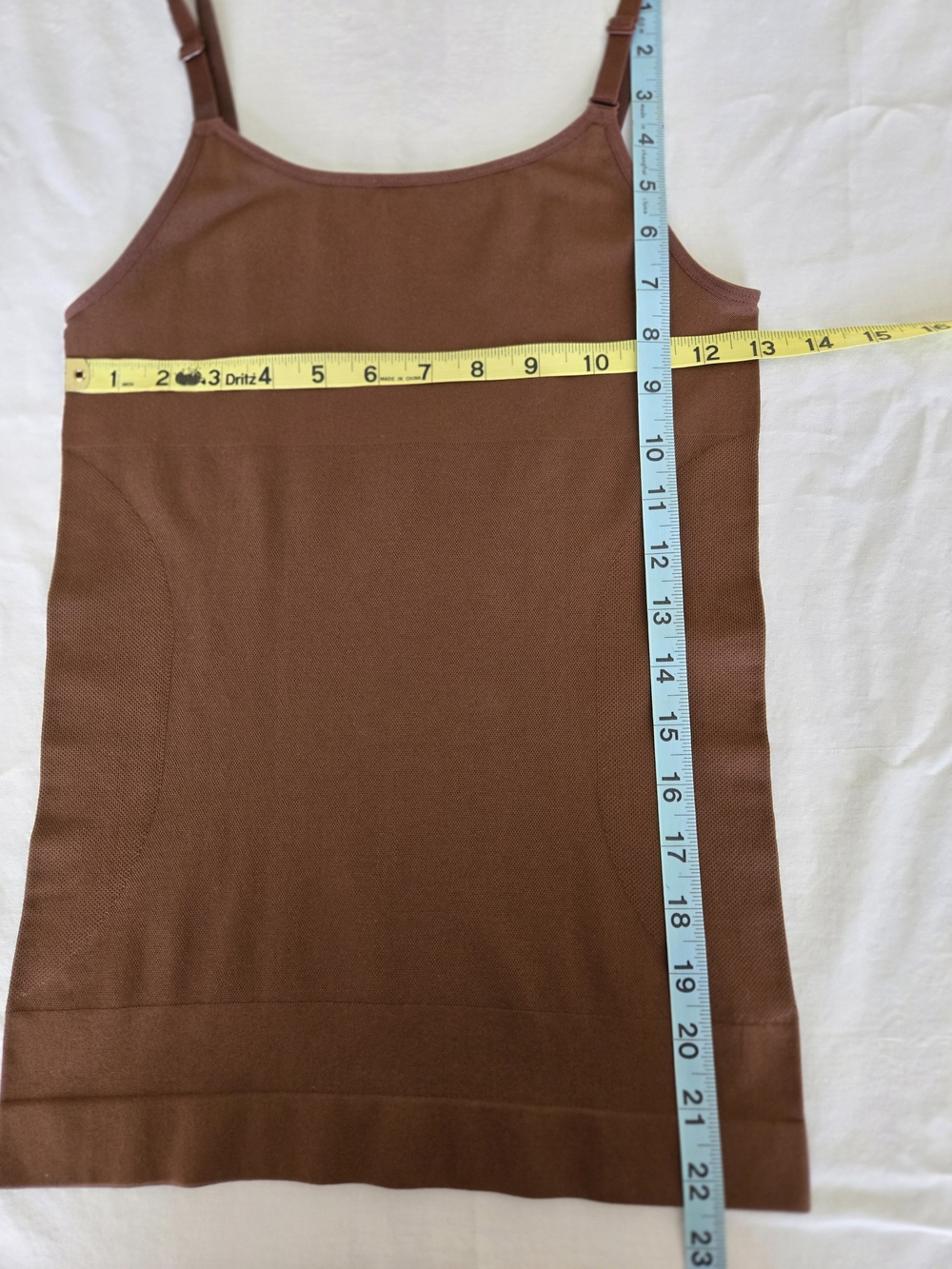 Shapermint Essentials Chocolate Slim-Fit Camisole with Adjustable Straps - Picture 6 of 9